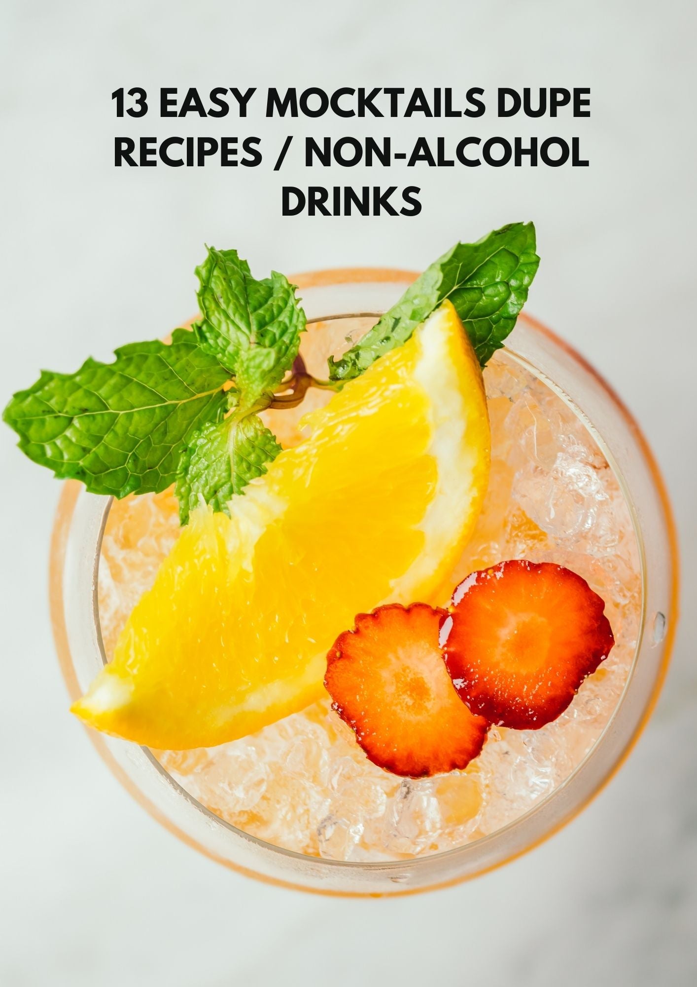 Best Electrolyte Hydration Recipe & 13 Easy Mocktail Recipes You'll Love & Your Guide to Alcohol & Weight Loss (64 page PDF)