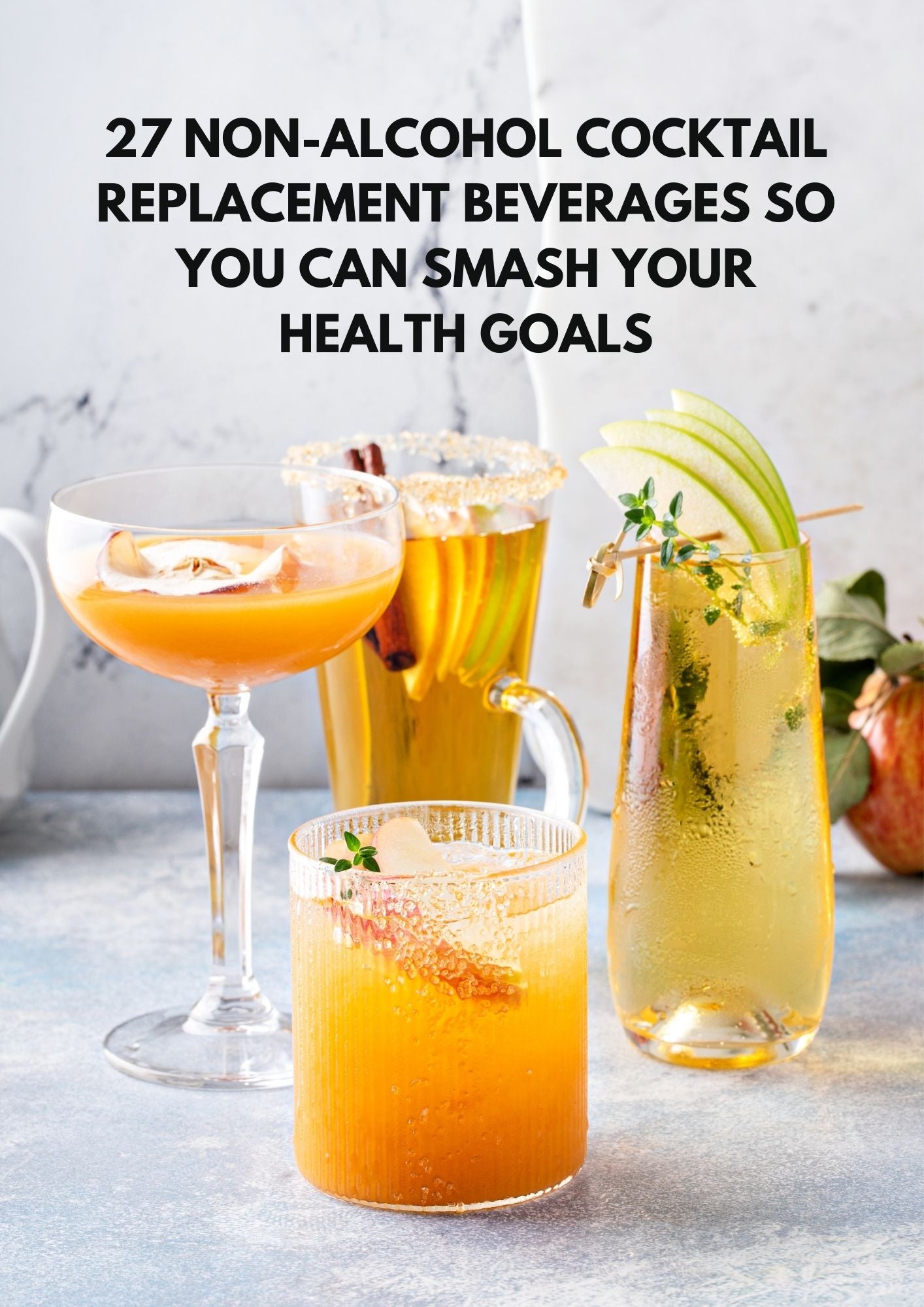 Best Electrolyte Hydration Recipe & 13 Easy Mocktail Recipes You'll Love & Your Guide to Alcohol & Weight Loss (64 page PDF)