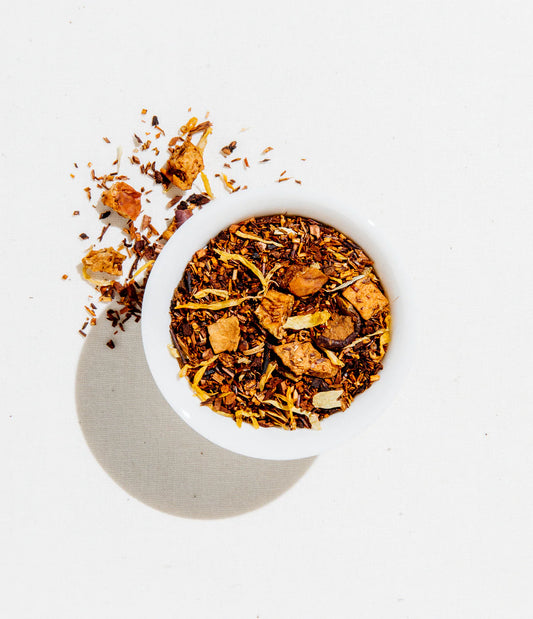 Caramelized Pear - Premium Loose Leaf Tea - Rooibos, Honeybush, Apple, Marigolds
