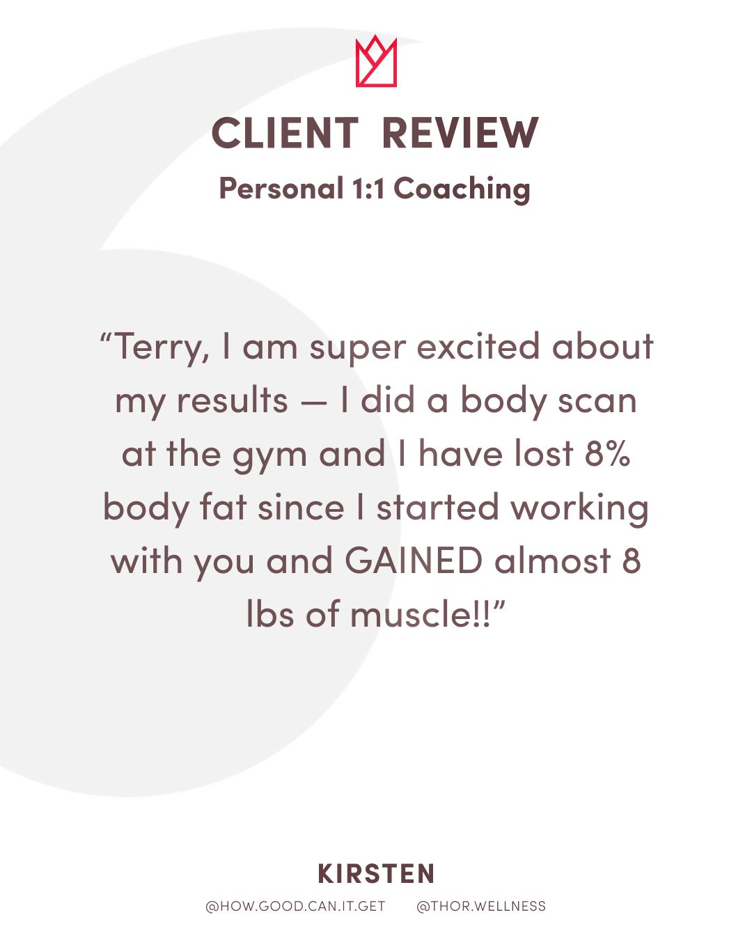 Age With Strength™ Program - 16 Weeks - Personalized 1:1 Coaching Program with Terry