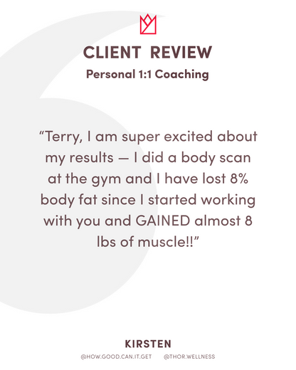 Age With Strength™ Program - 16 Weeks - Personalized 1:1 Coaching Program with Terry