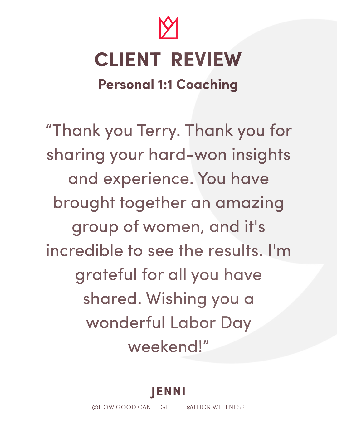 Age With Strength™ Program - 16 Weeks - Personalized 1:1 Coaching Program with Terry