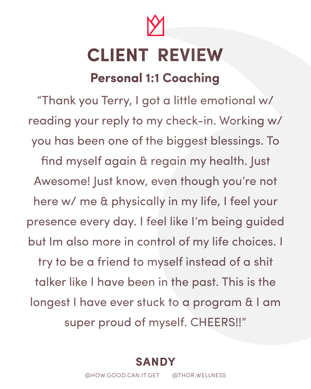 Age With Strength™ Program - 16 Weeks - Personalized 1:1 Coaching Program with Terry