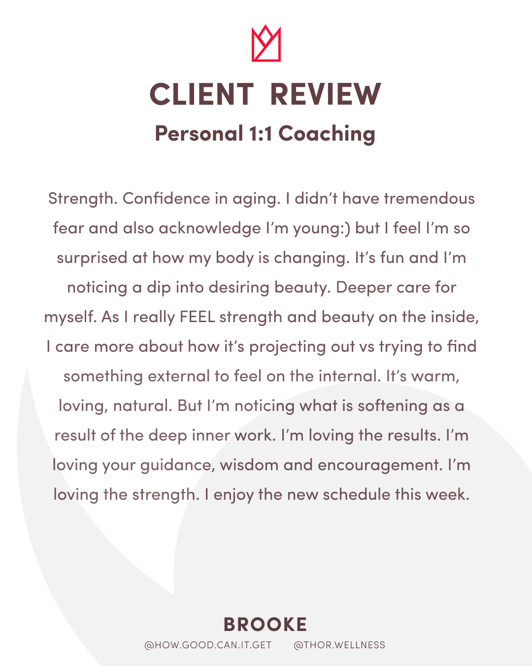 Age With Strength™ Program - 16 Weeks - Personalized 1:1 Coaching Program with Terry