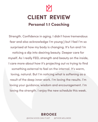 Age With Strength™ Program - 16 Weeks - Personalized 1:1 Coaching Program with Terry