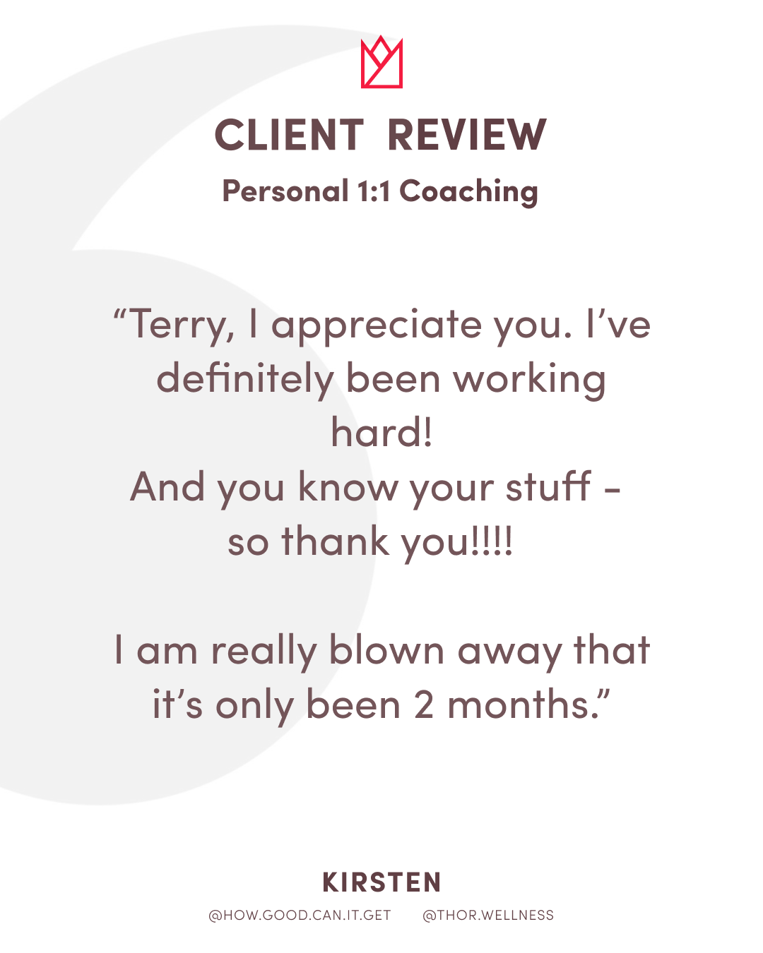 Age With Strength™ Program - 16 Weeks - Personalized 1:1 Coaching Program with Terry