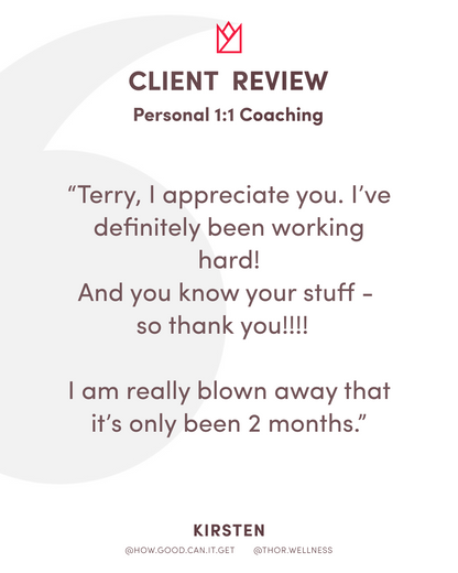 Age With Strength™ Program - 16 Weeks - Personalized 1:1 Coaching Program with Terry