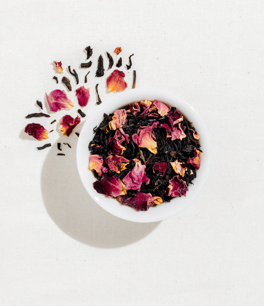 Rose Black Tea - Premium Loose Leaf Tea