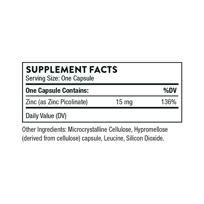 Zinc Picolinate 15 mg